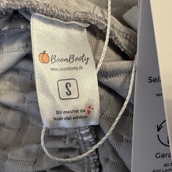 Boom Booty Classics Textured Leggings Gray Size Small NWT - Picture 6 of 10